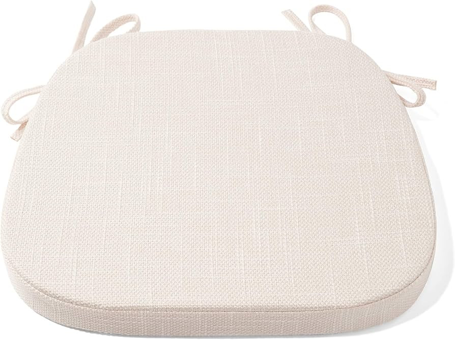 Tromlycs U Shaped Kitchen Chair Seat Cushion Pad for Dining Room Chairs with Ties 15x16 inches Wh... | Amazon (US)