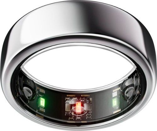 Oura Ring Gen3 - Horizon - Size 7 - Silver | Best Buy U.S.
