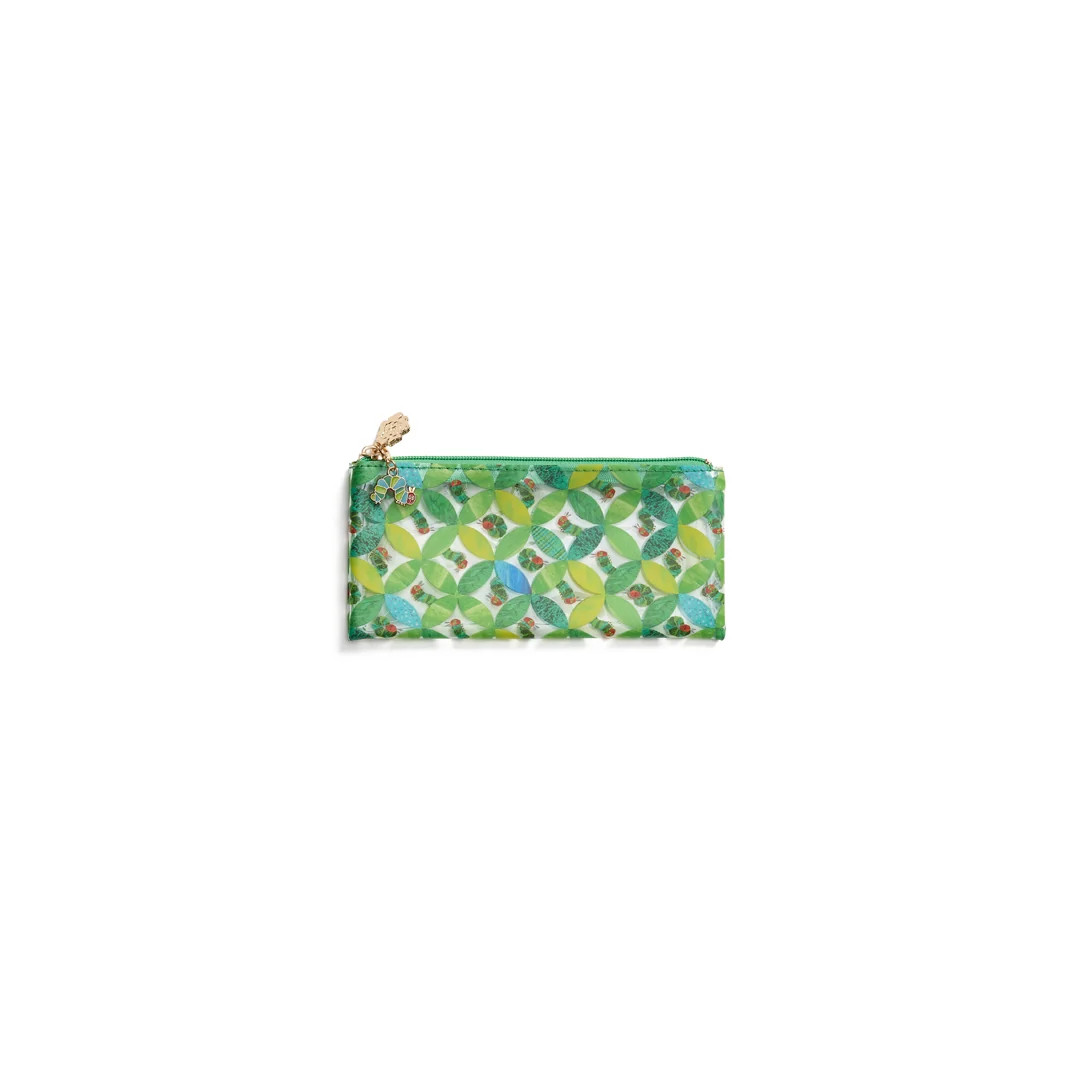 Circle Leaf Caterpillar PVC Project Bag | Penny Linn Designs