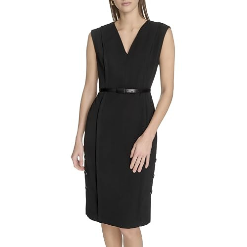 Calvin Klein Women's Dress, Black, 10 | Amazon (US)