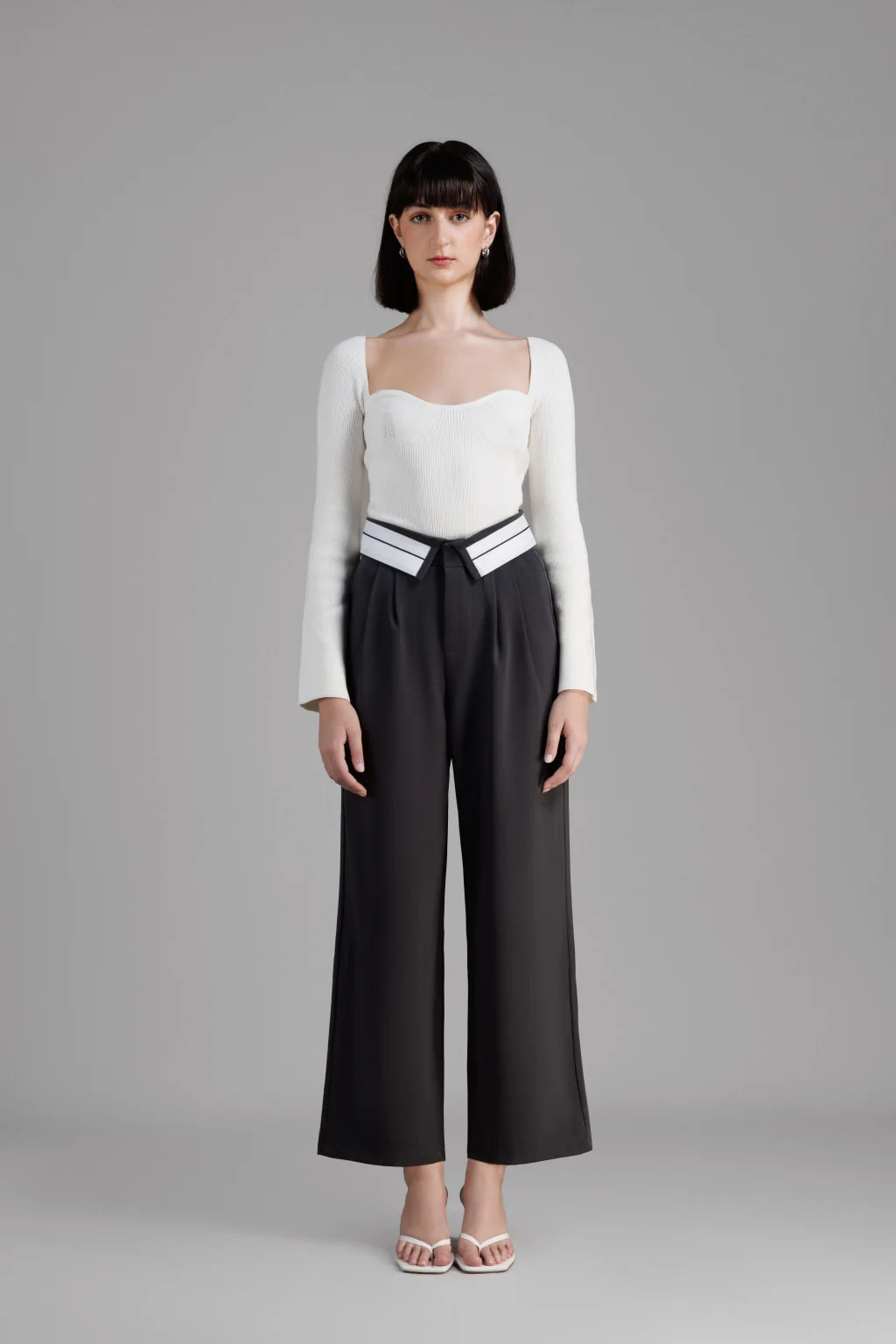 GALINA TROUSERS - CHARCOAL | Tittonti