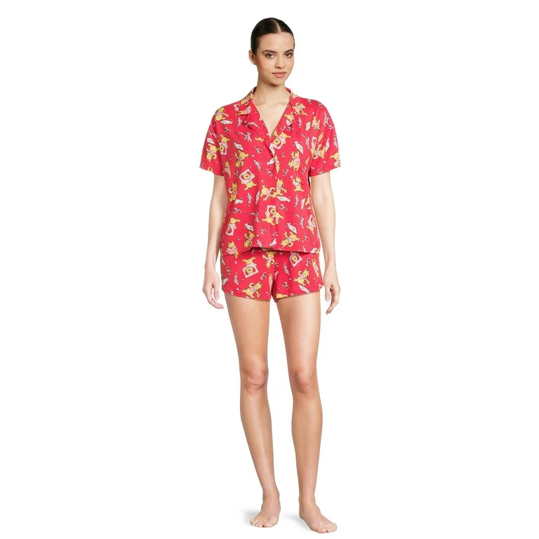 Disney Winnie the Pooh Women's Valentine's Day Pajama Set, 2-Piece, Sizes XS-3X | Walmart (US)