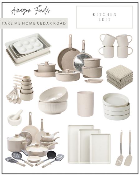 AMAZON FINDS - neutral kitchen

Love all of these neutral kitchen finds! 

Kitchen, kitchen decor, neutral kitchen, kitchen accessories, neutral cookware, coffee bar, bakeware, table ware, amazon home, Amazon kitchen, Amazon finds 

#LTKsalealert #LTKfindsunder50 #LTKhome