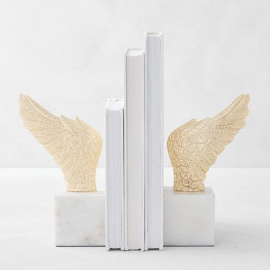 Angel Wings Bookends | Z Gallerie