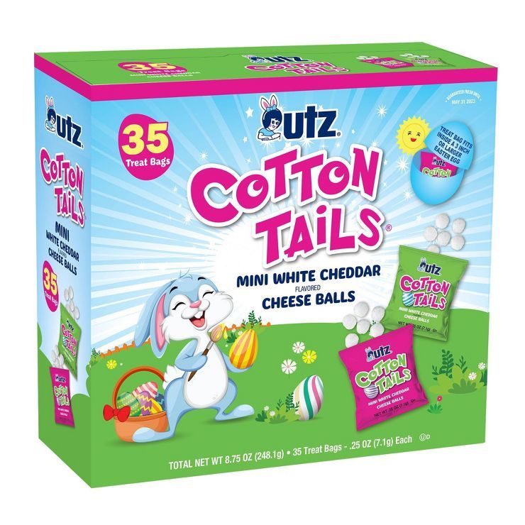 Utz Cotton Tails White Cheddar Cheese Balls - 35ct/8.75oz | Target