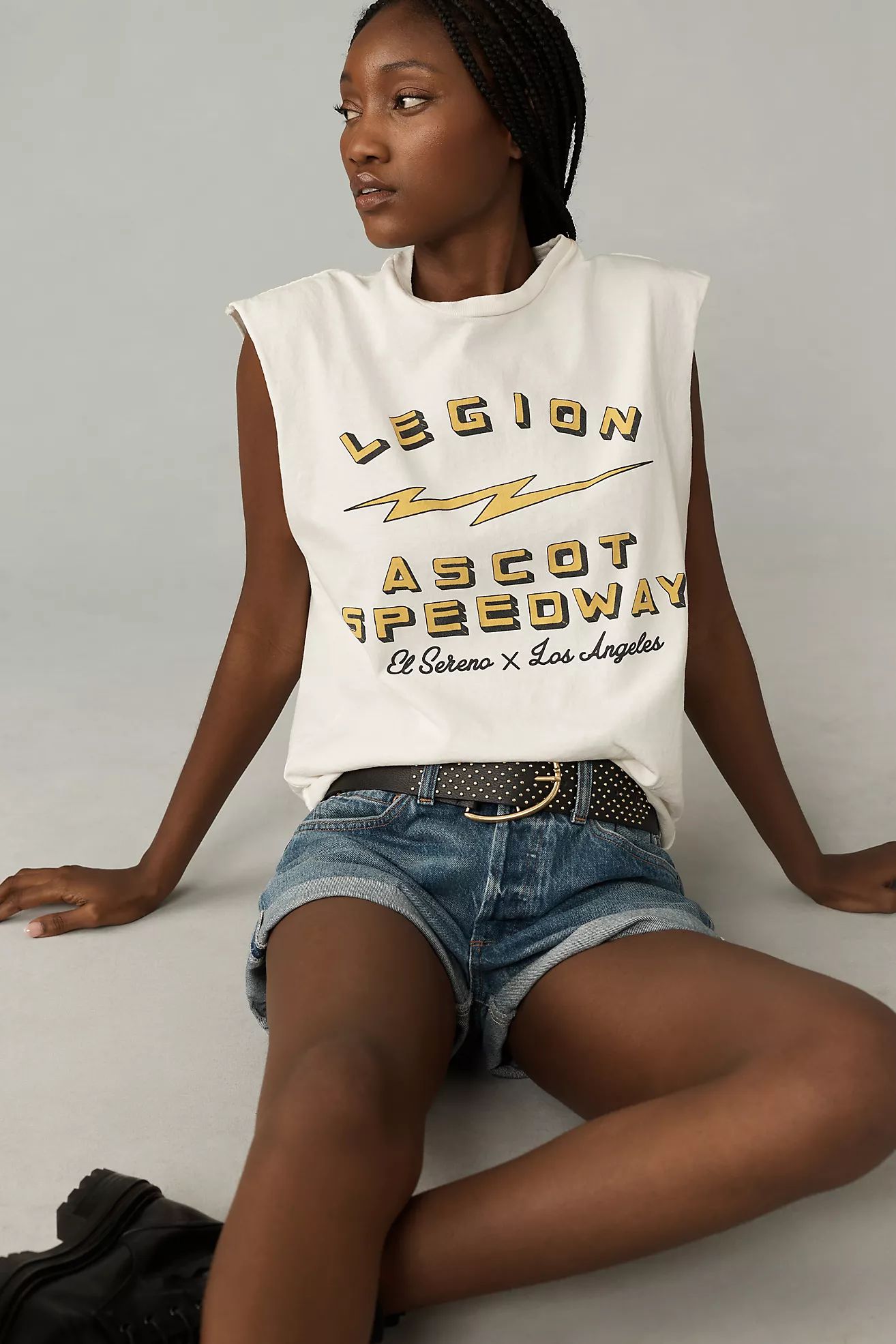 Original Retro Brand Speedway Graphic Muscle Tee | Anthropologie (US)