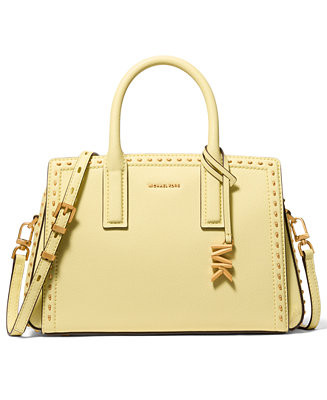 Michael Kors Laila Center Zip Small Satchel Bag | Macy's