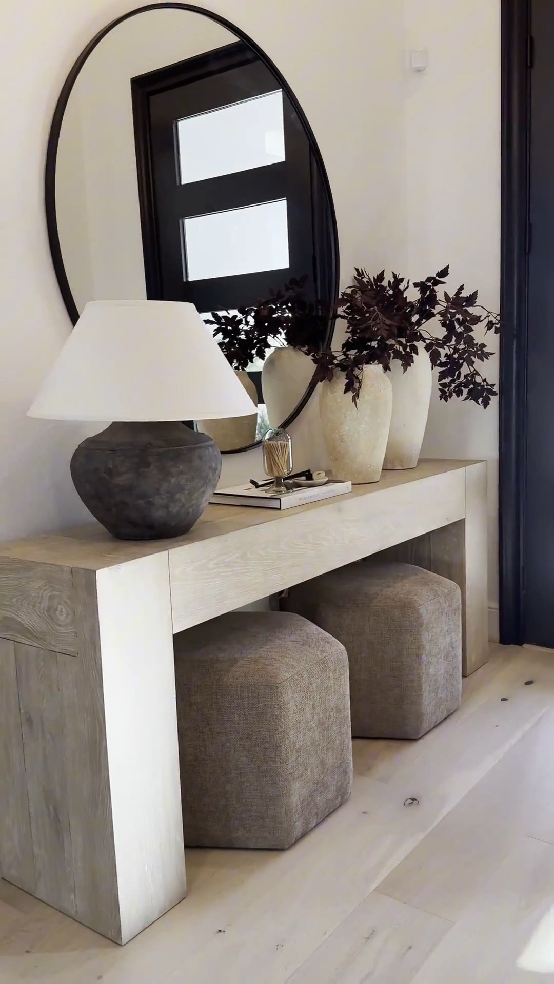 💫

Let’s talk entryway styling ☺️

To achieve balanced scaling in a room, incorporate larger accessories like vases to create visual harmony. Smaller accessories can make a space feel cluttered, as they often require more items to fill empty areas.

In larger spaces, choose larger furniture pieces, such as my 72-inch console table, which surpasses the standard length at around 60 inches. 🤎 For smaller spaces, select furniture with greater depth and height to create the illusion of larger-scale pieces. 🫶🏽

#LTKSaleAlert #LTKHome #LTKStyleTip
