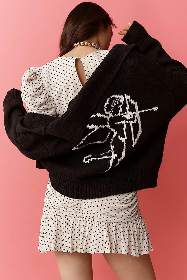 Maeve Collared V-Neck Cardigan Sweater | Anthropologie (US)