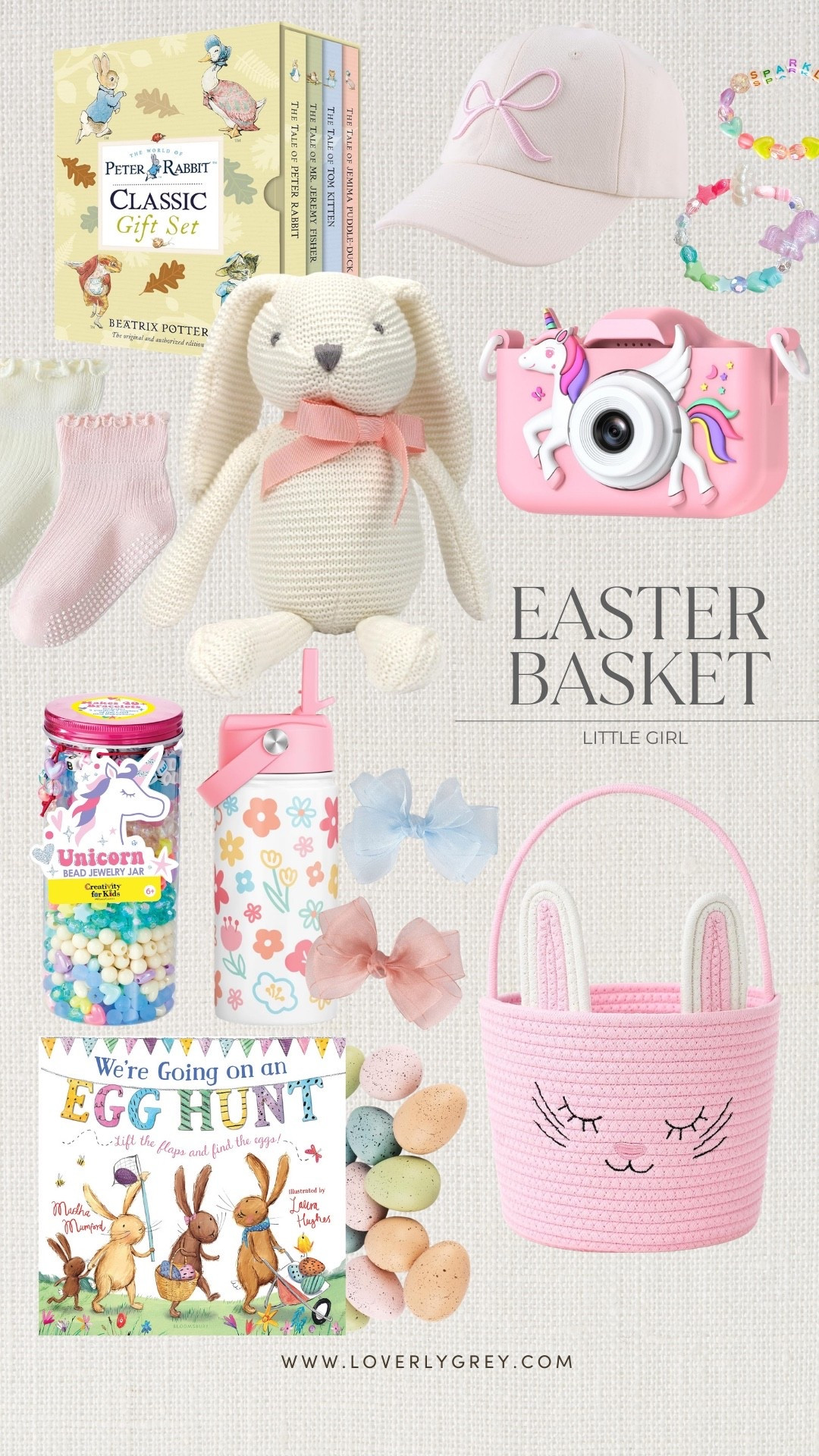 So many cute basket fillers for Easter that I found on Amazon! I think the tiny camera is such a fun gift to be able to get a glimpse at what your child sees! I also love the bracelet making kit and plush stuffed bunny!

#LTKSeasonal #LTKBaby #LTKKids