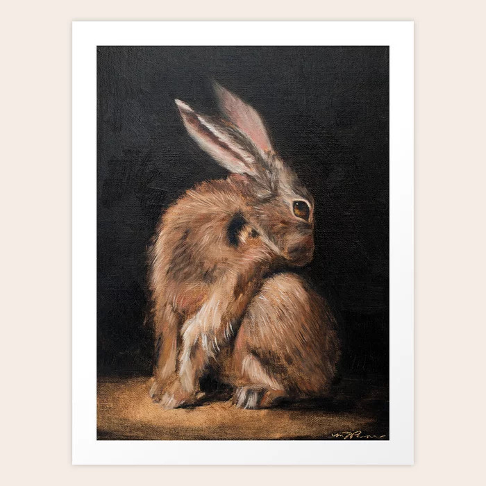 hare Art Print | Society6