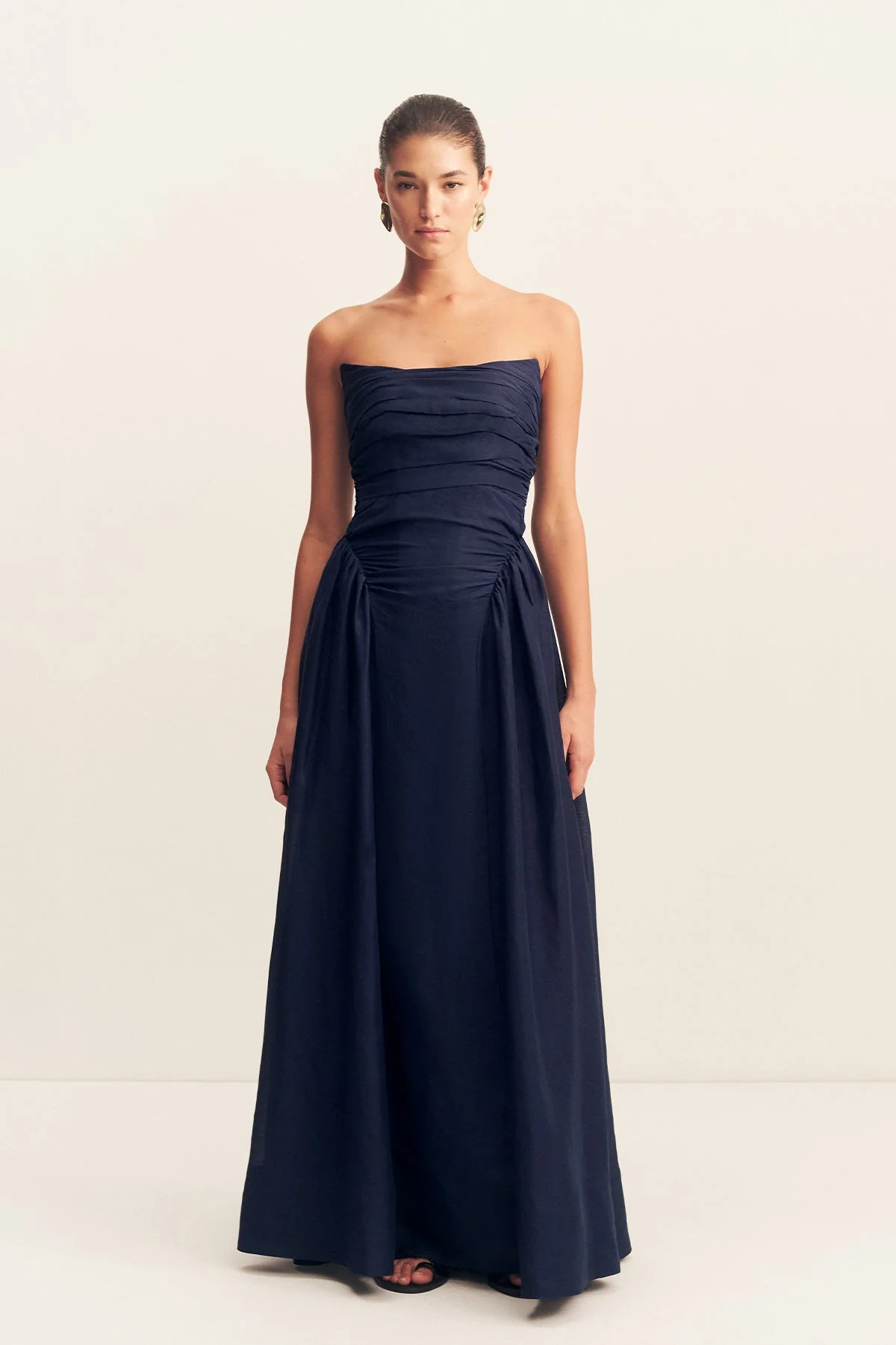 Celeste Strapless Panelled Maxi Dress | Midnight | Dresses | Shona Joy | Shona Joy