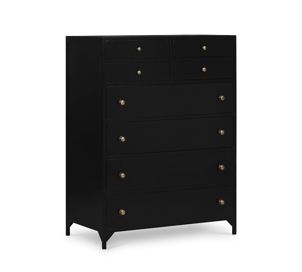 Harmon Metal 8-Drawer Tall Dresser (35.5") | Pottery Barn (US)