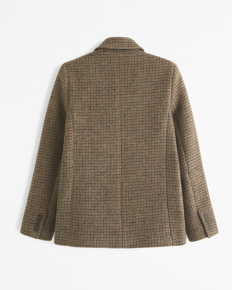 Women's Wool-Blend Blazer | Women's Coats & Jackets | Abercrombie.com | Abercrombie & Fitch (US)