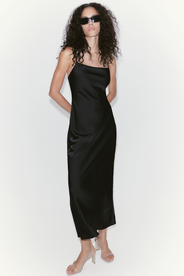 Open-back satin dress | H&M (UK, MY, IN, SG, PH, TW, HK)