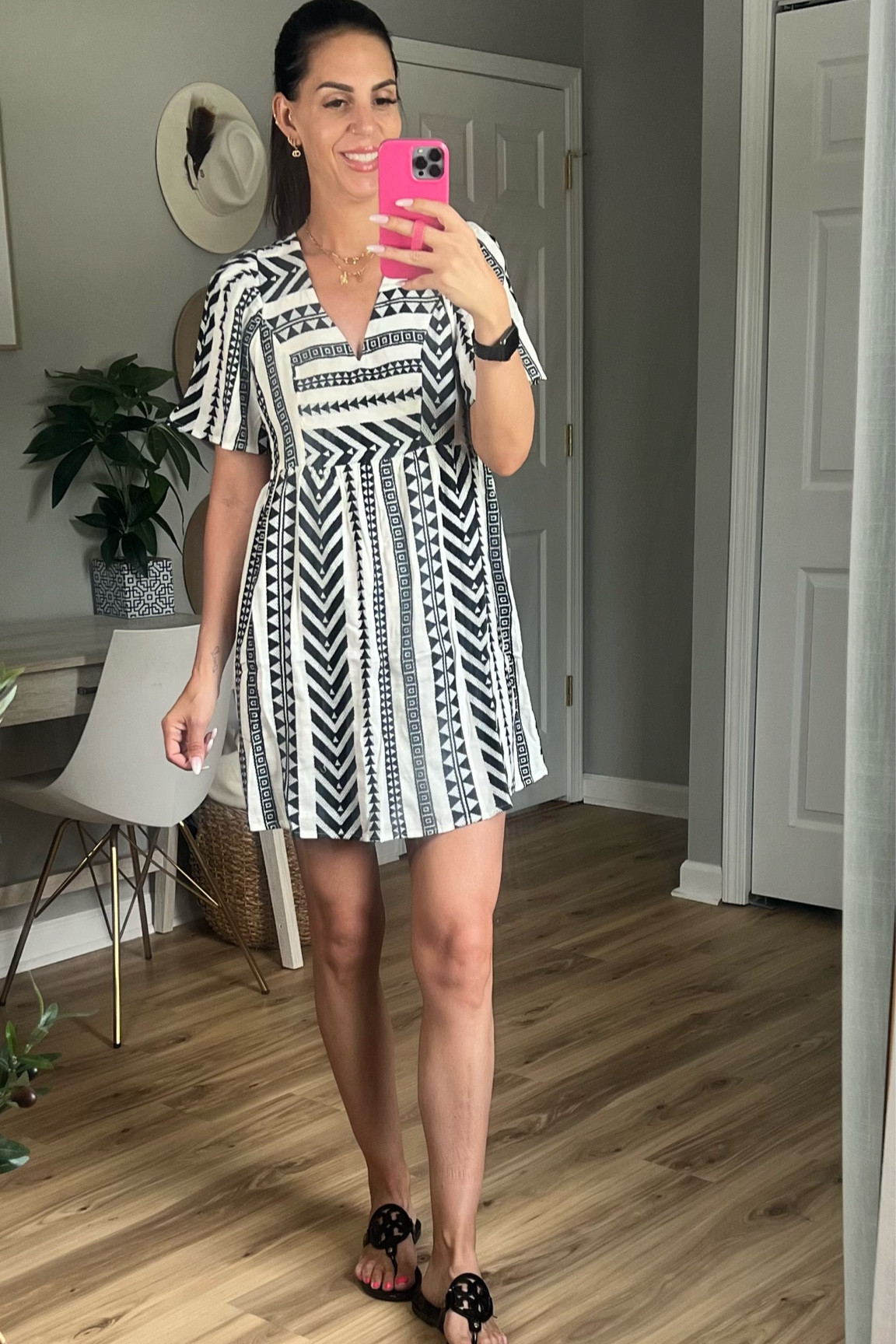 This Old Navy Dress has been in and out of stock. It’s currently 50% off and $22!  The material gives me Anthropologie vibes. The pink one is finally restocked in some sizes. I am in my true Old Navy dress size which is an xs regular (not tall) 


#LTKsalealert #LTKU #LTKunder50