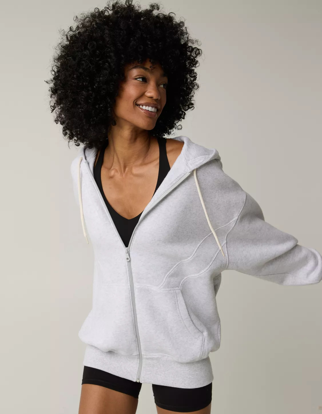 OFFLINE By Aerie Cloud Fleece Full Zip Sweatshirt | American Eagle Outfitters (US & CA)