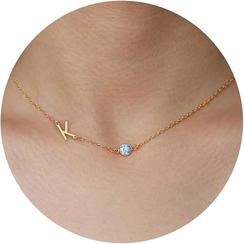 Mothers Day Gifts for Daughter Mom, Graduation Gifts for Women Her Birthstone Necklaces for Women... | Amazon (US)