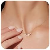 Freekiss Gold Pendant Necklace for Women, Dainty Diamond Necklaces for Women Simple 14K Gold Plat... | Amazon (US)