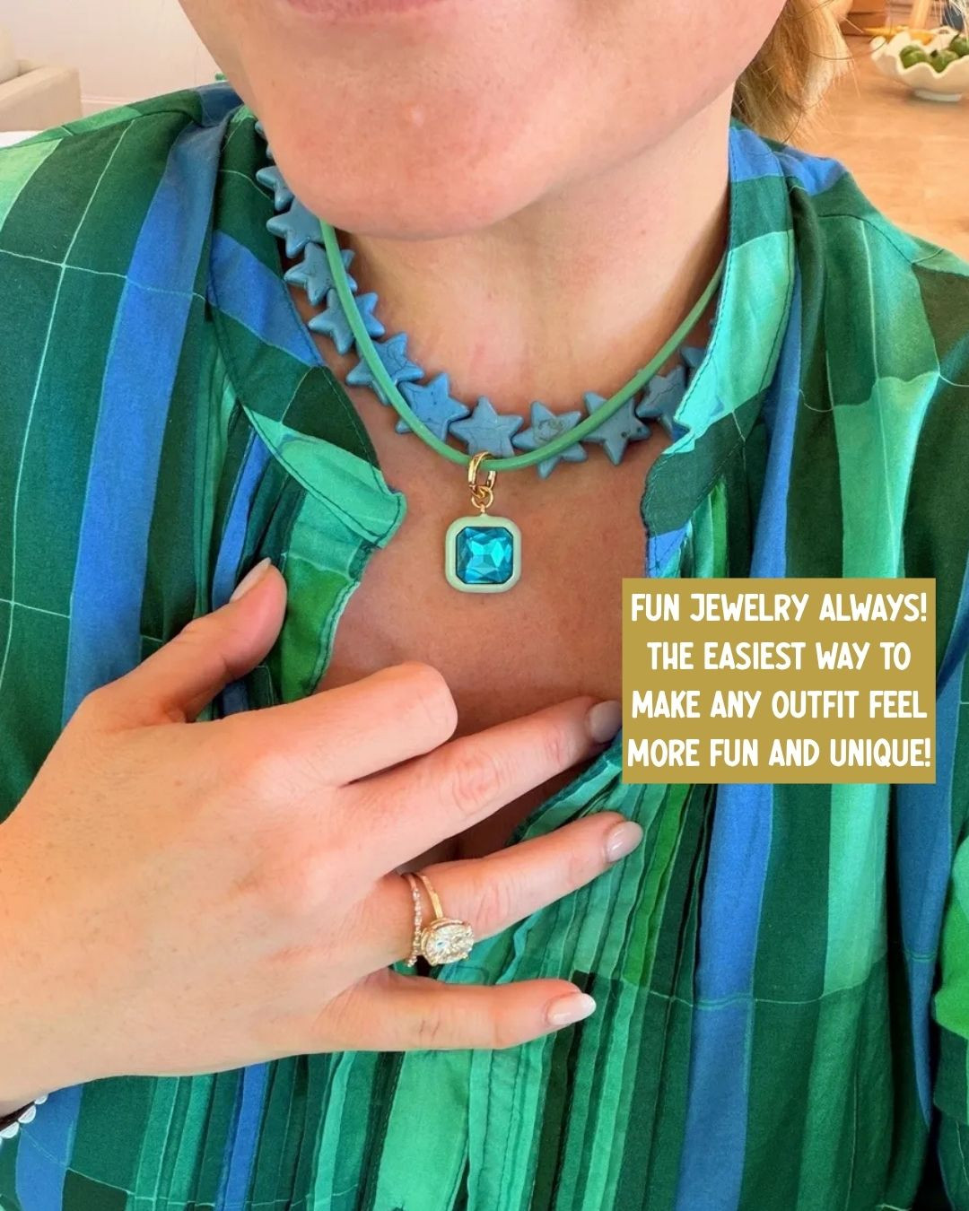 Fun jewelry always! The easiest way to make any outfit feel more fun and unique!

#LTKgrwm #LTKootd #LTKmomlife