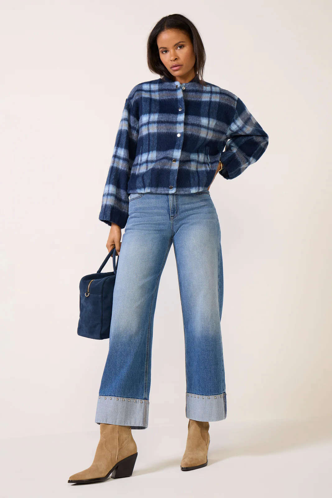 Sofie Plaid Jacket | Evereve