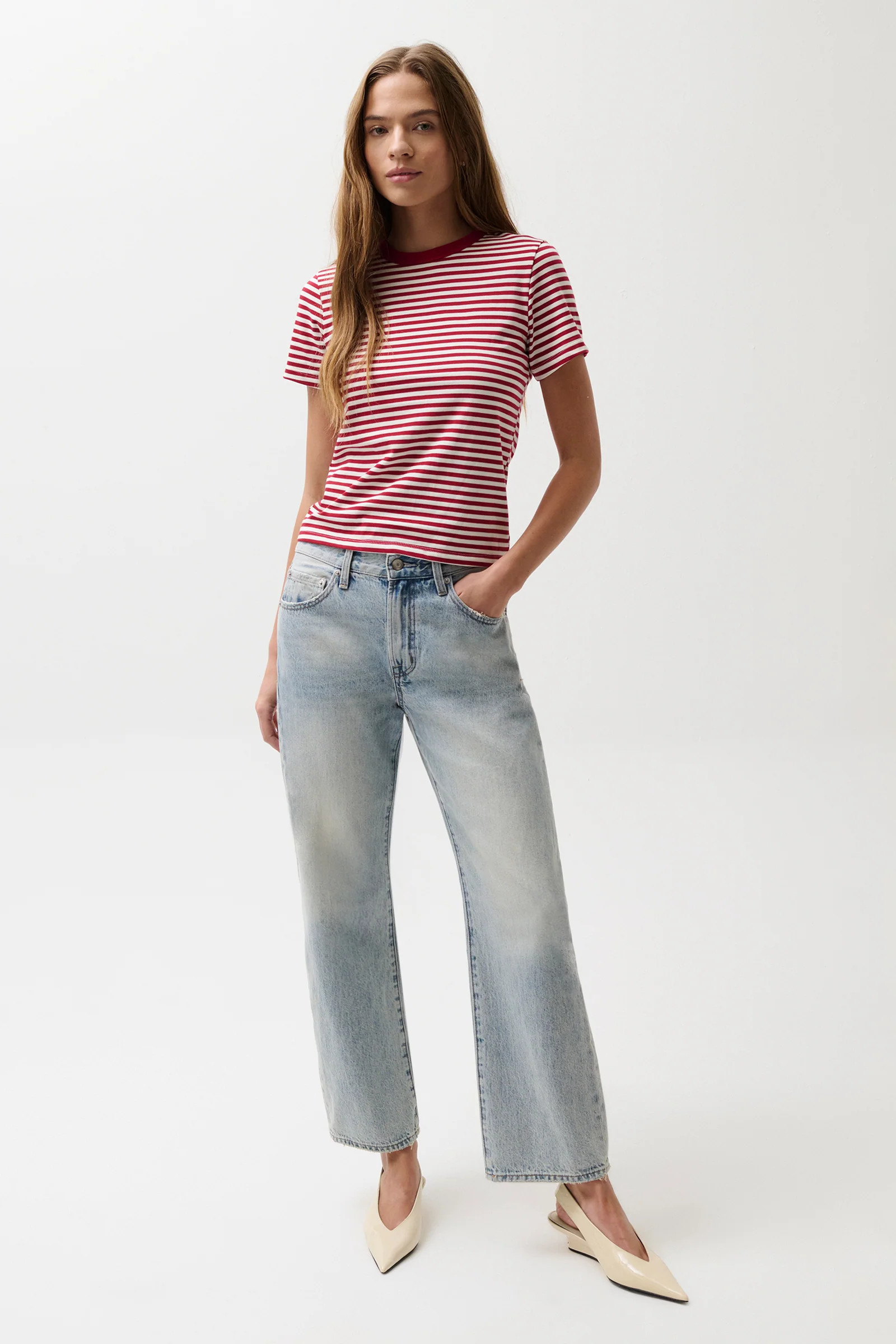 Lexi Mid Rise Bowed Straight - Dolce Vita Vintage | Pistola Denim