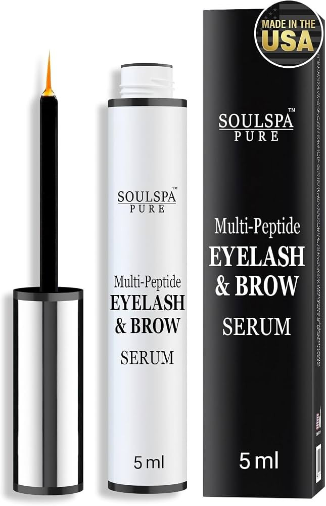 Eyelash Serum - Advanced Brow & Eye Lash Serum with Biotin & Peptides - Nourishing Serum & Eyelas... | Amazon (US)
