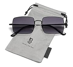 SOJOS Rectangle Polygon Polarized Sunglasses for Women Men Retro Classic Vintage Shades SJ1168 | Amazon (US)
