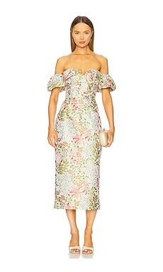 ELLIATT Calaantha Midi Dress in Multi from Revolve.com | Revolve Clothing (Global)