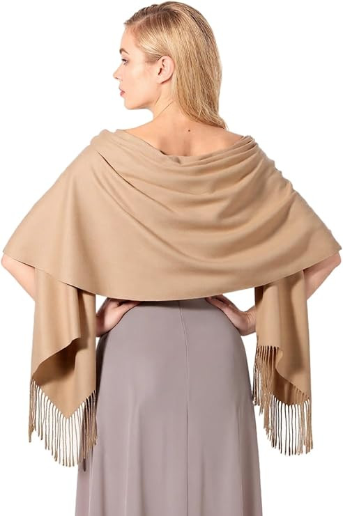 OHAYOMI Pashmina Shawl Wraps Cashmere Feel Soft Scarves Winter Warm Fashion Scarf Women Evening D... | Amazon (US)