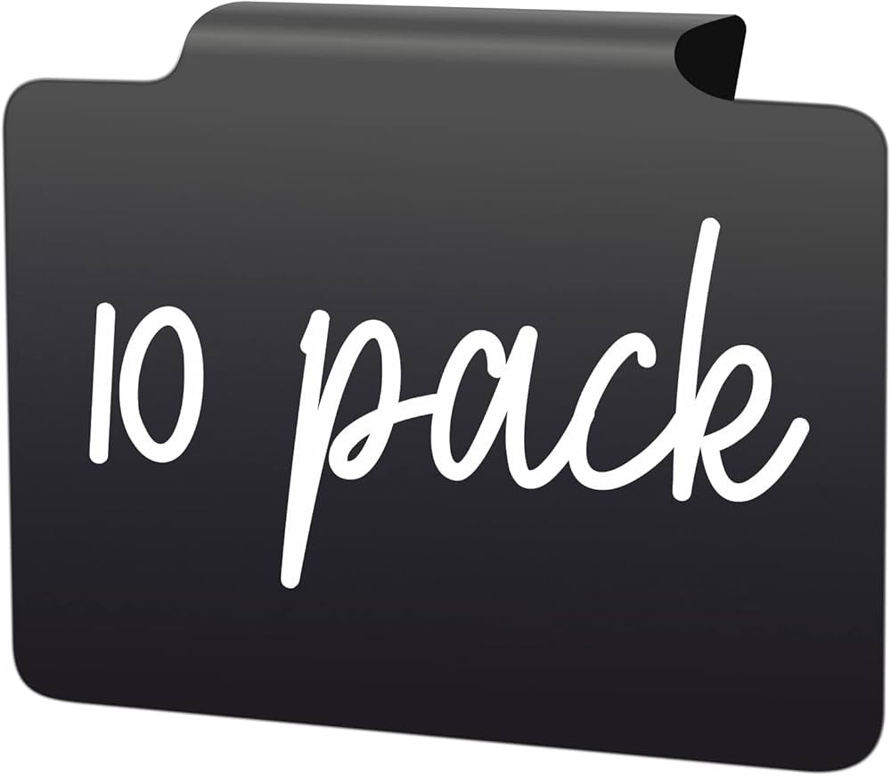 Basket Labels Clip On for Pantry Organization and Storage Baskets Bin Labels - Small Chalk Labels... | Amazon (US)