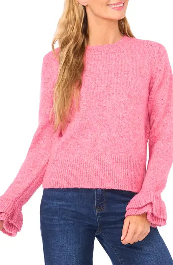 Confetti Ruffle Cuff Sweater | Nordstrom