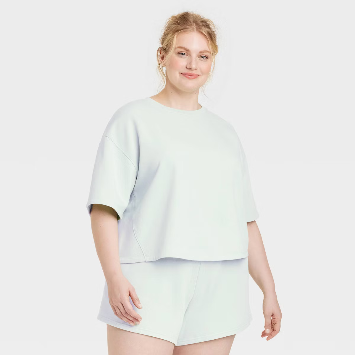 Women's Leisure Studio Short Sleeve Fleece Top - Universal Thread™ | Target