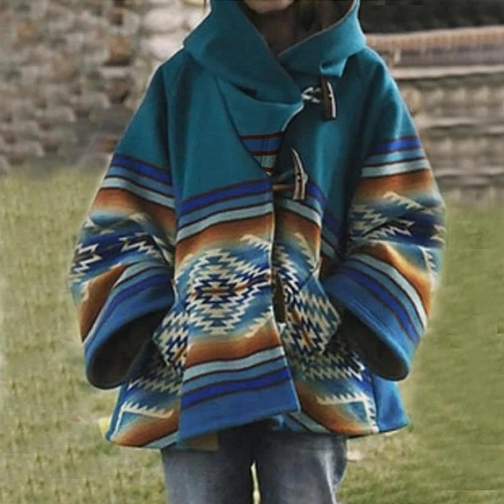 Yellowstone Apparel Blend Beth Dutton Poncho Wool Costume Rip Kelly Reilly Jacket Retro Coat | Amazon (US)