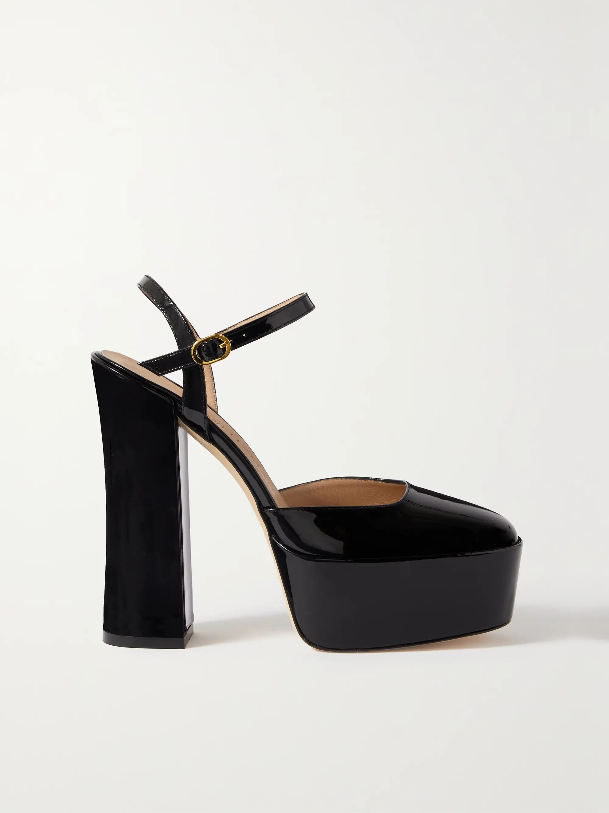 Skyhigh patent-leather platform pumps | NET-A-PORTER (US)