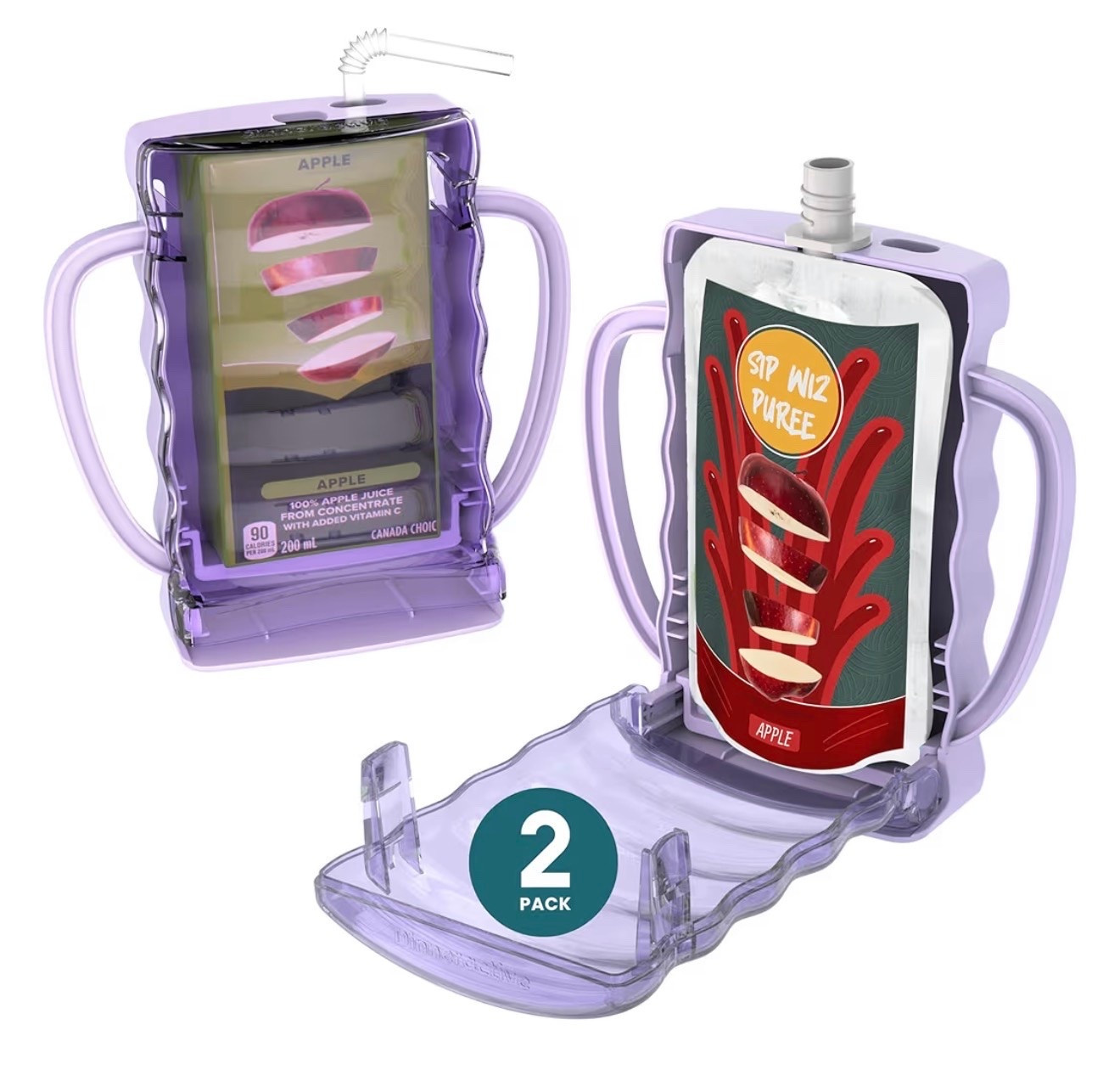 Toddler Travel Must-Have 🧃💜

One of my favorite toddler travel finds! This handy pouch holder helps prevent little hands from squeezing juice pouches, yogurt pouches, and applesauce packets everywhere. The easy-grip handles are perfect for independent toddlers, while the sturdy design helps reduce spills and messes on the go. Great for road trips, restaurants, stroller walks, and everyday snacks! ✨🧃💕

A simple mom hack that makes snack time a little less messy and a lot more stress-free. 🙌

Toddler essentials, toddler travel must haves, mom hacks, snack time essentials, yogurt pouch holder, applesauce pouch holder, juice box holder, toddler feeding accessories, toddler Amazon finds, travel with toddlers, practical parenting finds, toddler snack solutions, mess-free toddler snacks. 💜🧃✨

#LTKTravel #LTKHome #LTKKids