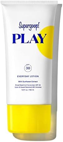 Supergoop! PLAY Everyday SPF 30 Lotion, 5.5 oz - Reef-Friendly, Broad Spectrum Sunscreen for Sens... | Amazon (US)