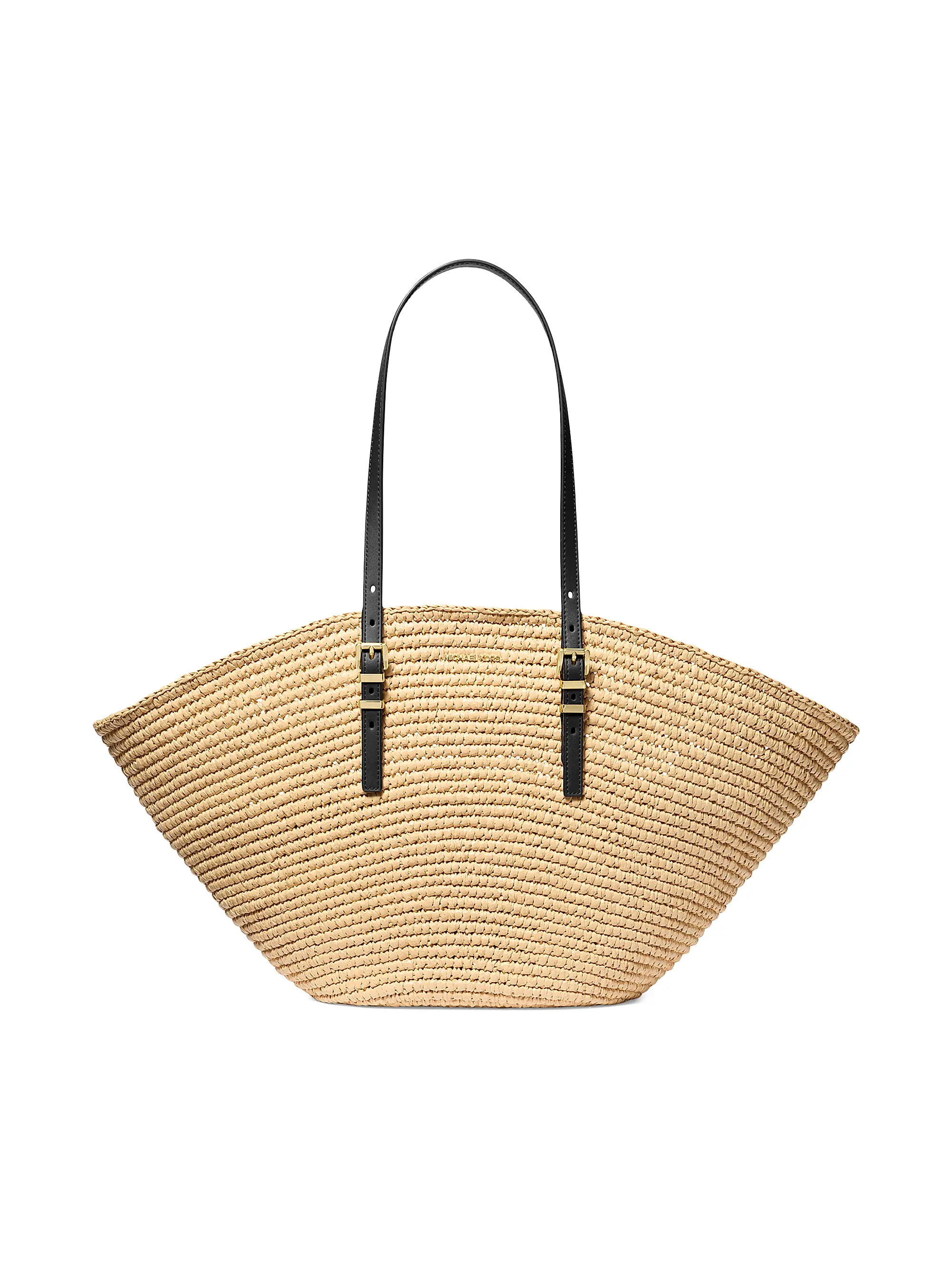 Isa Large Straw Fan Tote Bag | Saks Fifth Avenue