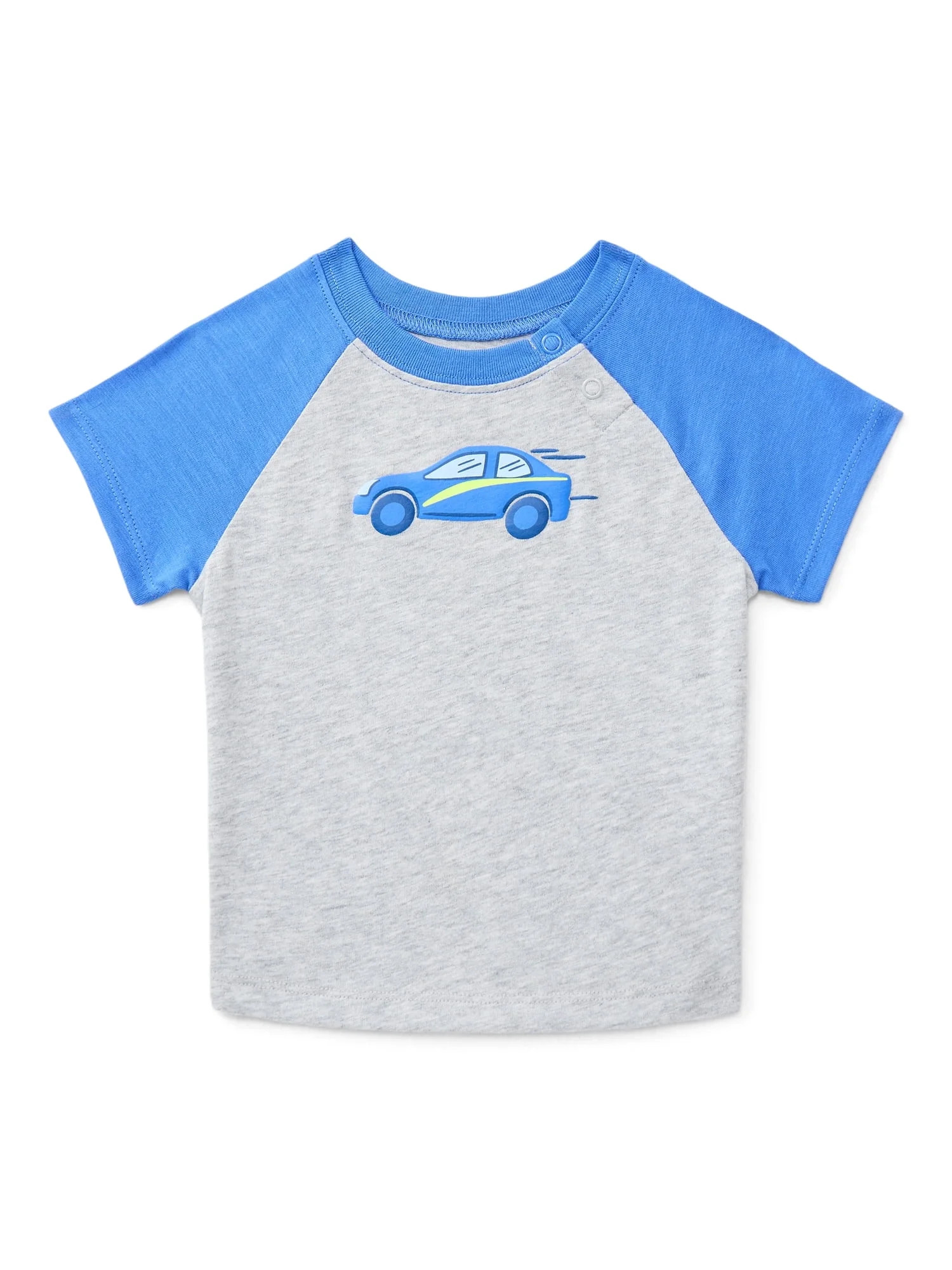 Wonder Nation Baby Boys Graphic Raglan Tee, Sizes 0/3M-24M | Walmart (US)