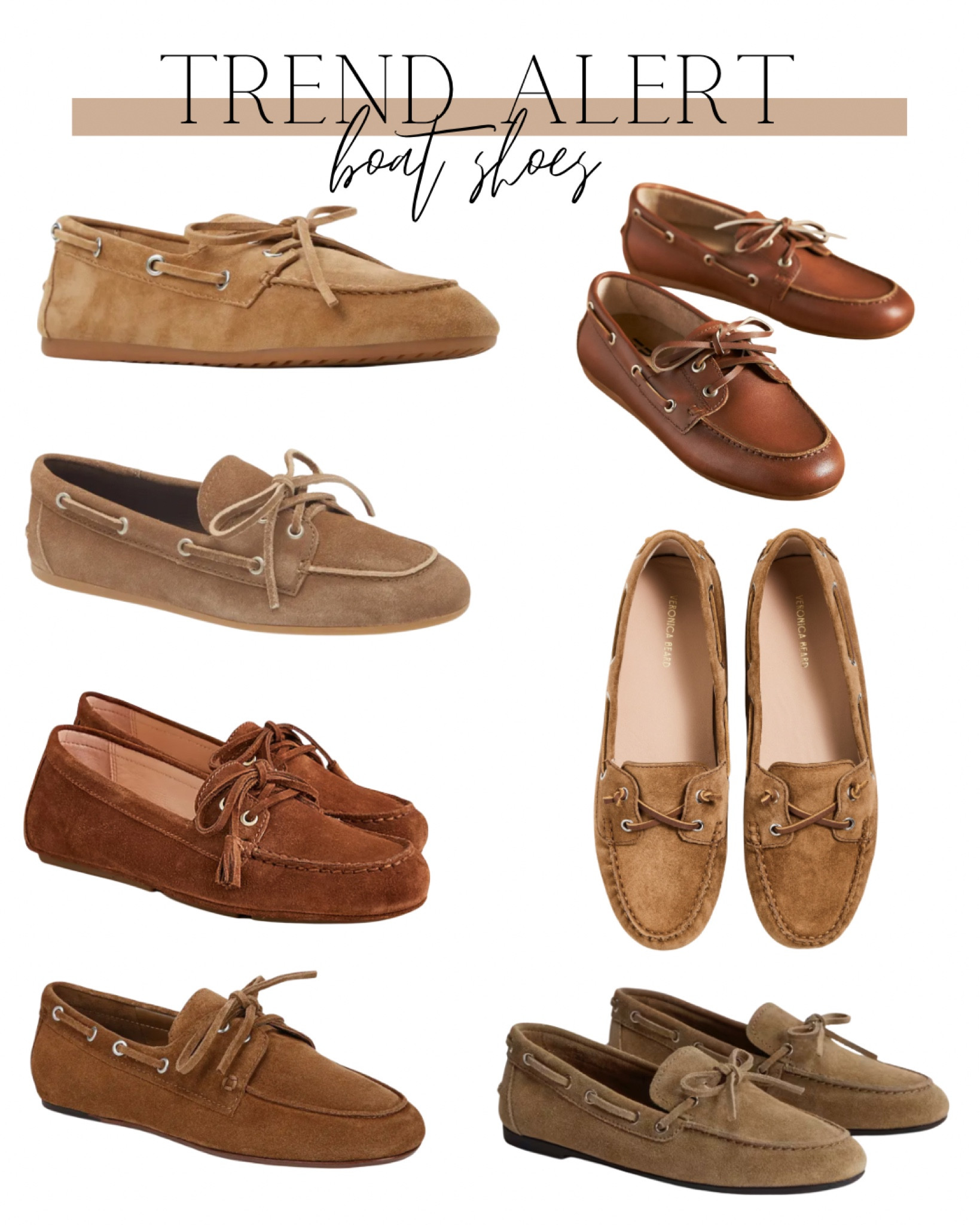 Boat shoes 
Driving moccasins 

#LTKOver40 #LTKStyleTip #LTKSeasonal