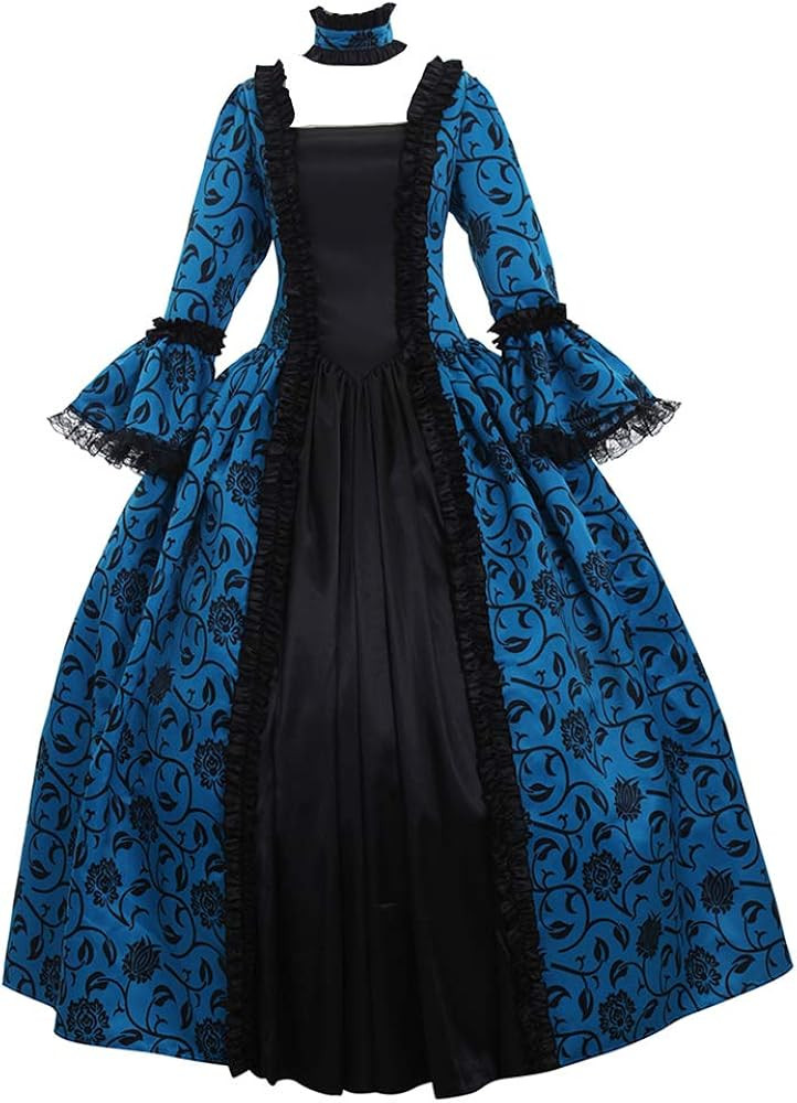 1791's lady Women's Victorian Rococo Dress Inspration Maiden Costume | Amazon (US)