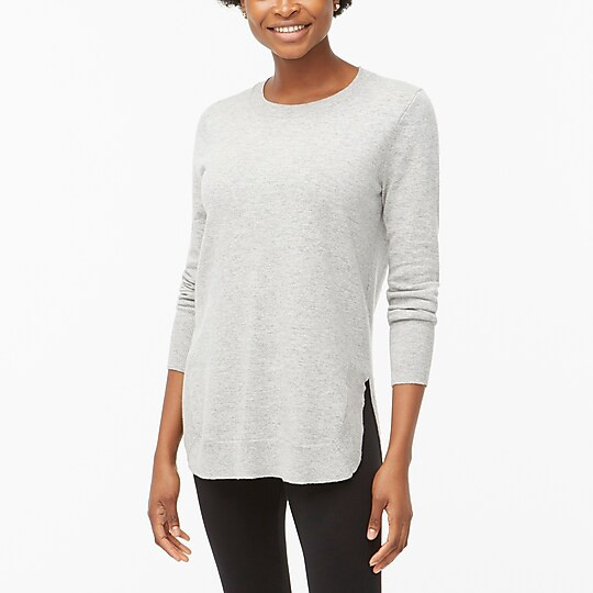 Wool-blend tunic sweater | J.Crew Factory