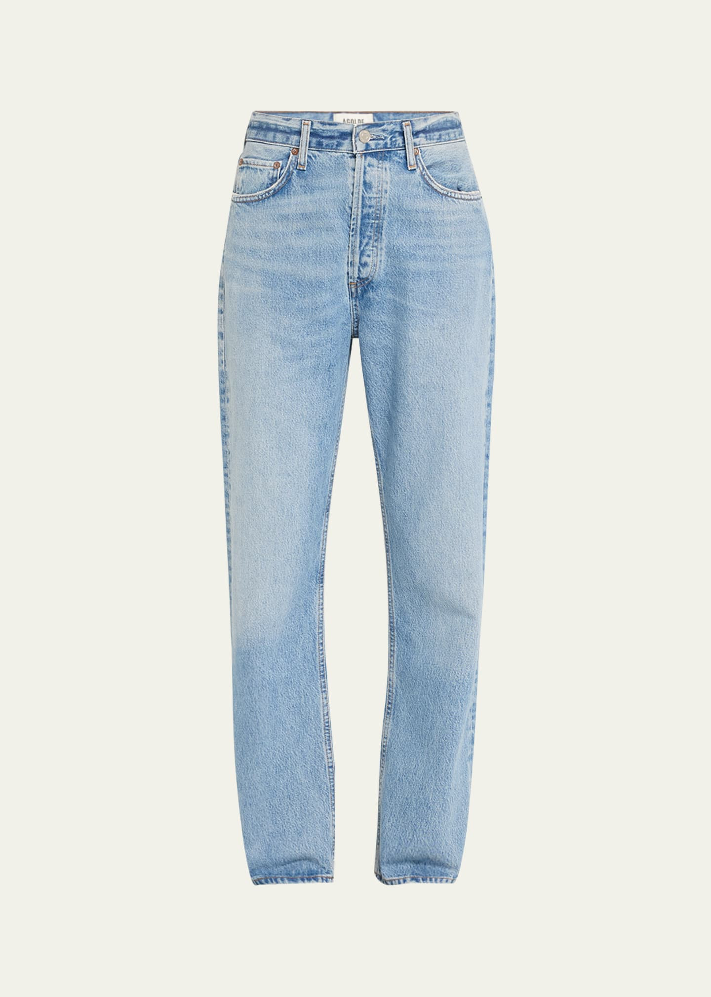 AGOLDE 90s Pinch Waist High-Rise Straight Jeans | Bergdorf Goodman