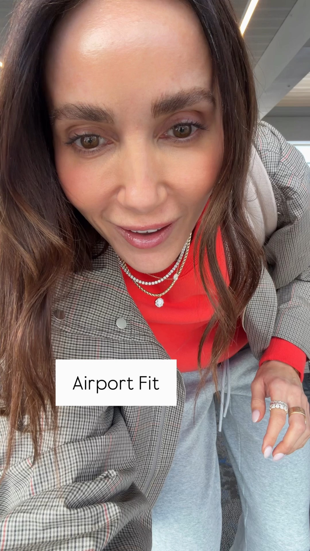 Airport outfit. ATHLETA 30% off everything. Joggers and jacket size XS, sweatshirt size S.