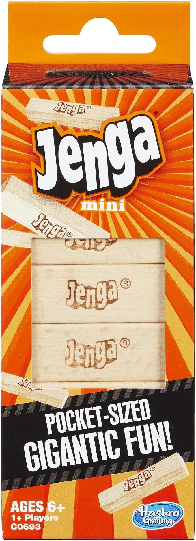 Hasbro Gaming Jenga Mini Game, Brown/a | Amazon (US)