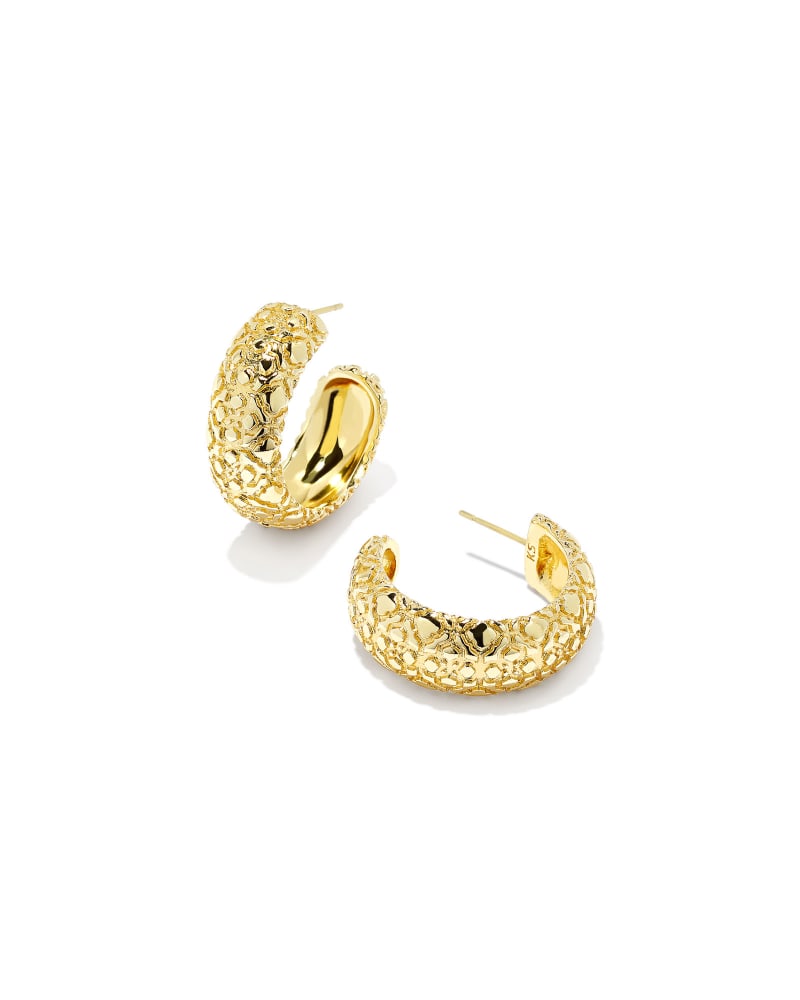 Harper Small Hoop Earrings in Gold | Kendra Scott