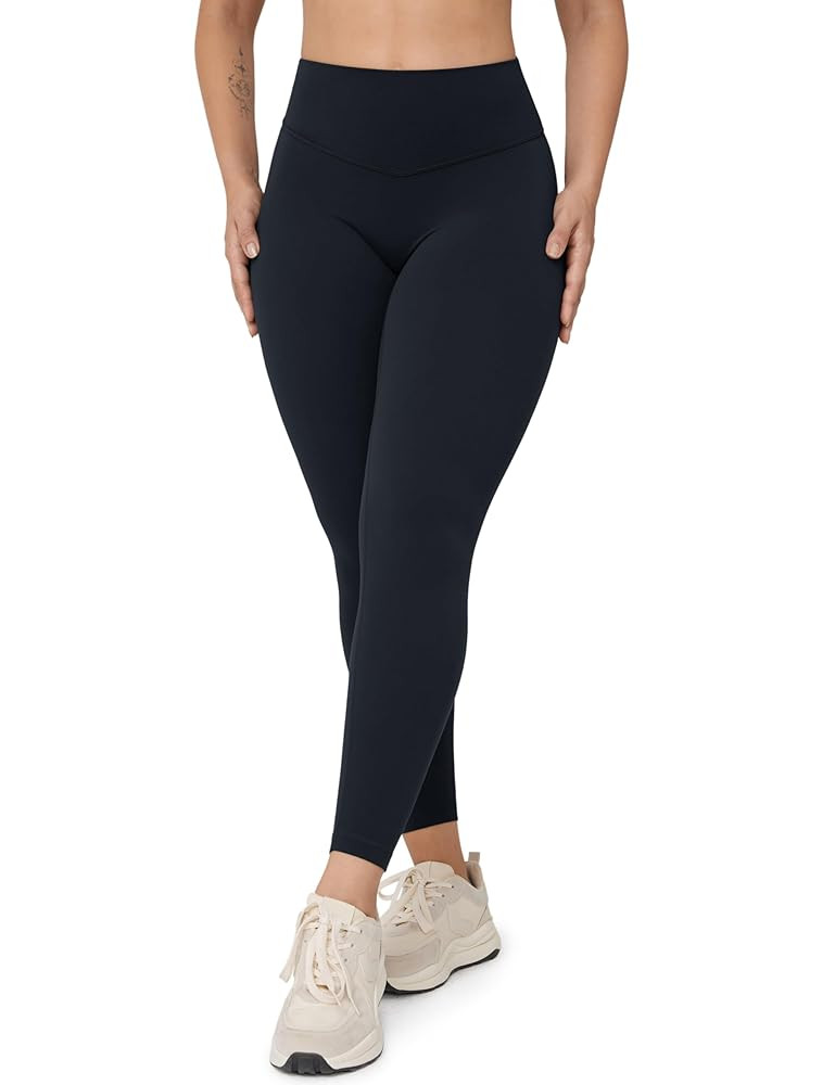 Hugcurve No Front Seam High Waisted Workout Leggings for Women Buttery Soft Yoga Pants Gym Athlet... | Amazon (US)