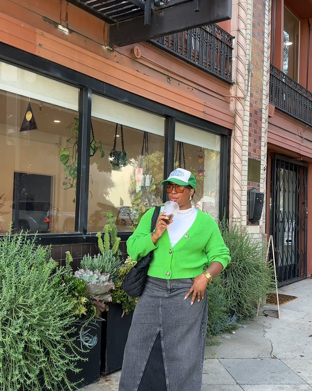 Colorful cool OOTD 💚

#LTKStyleTip #LTKMidsize #LTKVideo