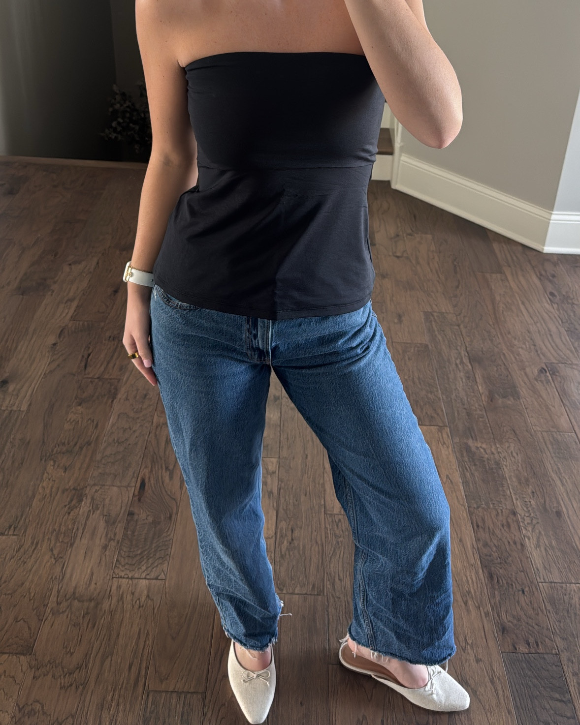 Abercrombie haul!! Absolutely love this foldover tube top! Such a good staple closet piece 🤞🏼 and these linen ballet mule flats are EVERYTHING💘

#LTKStyleTip #LTKSpringSale #LTKSaleAlert