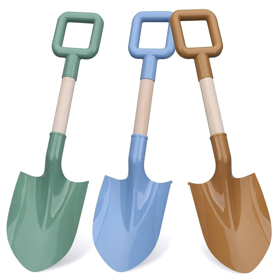 Dilabnda Kids Beach Sand Shovels, 16inch/40cm Sand Shovels for Garden, Large Beach Snow Spade Sco... | Amazon (US)